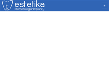 Tablet Screenshot of estetikainfo.pl